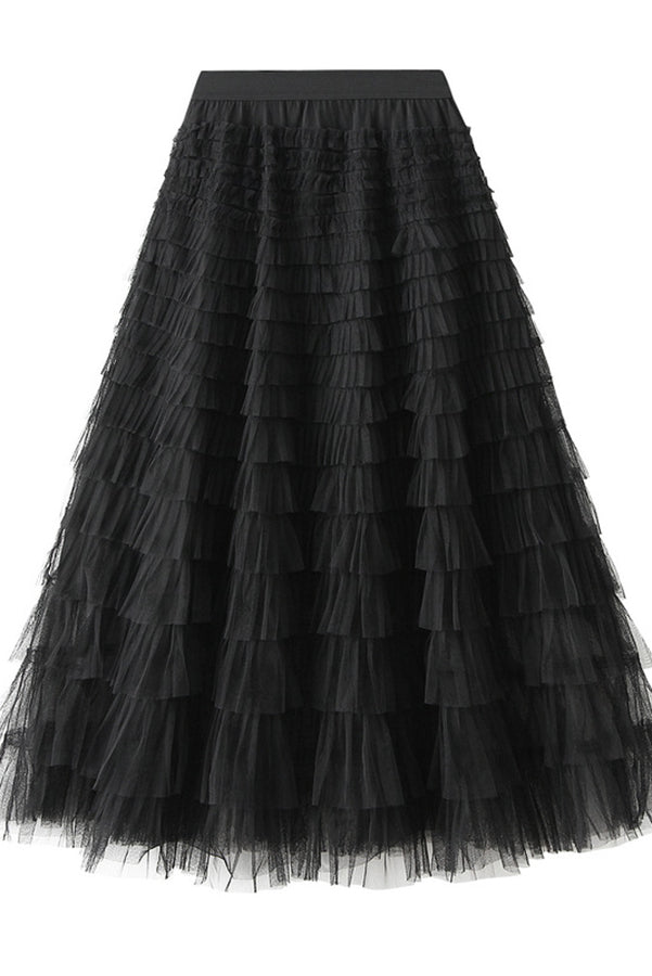 Lilipretty Make a Royal Statement with this Elastic Waist Tulle Skirt ...