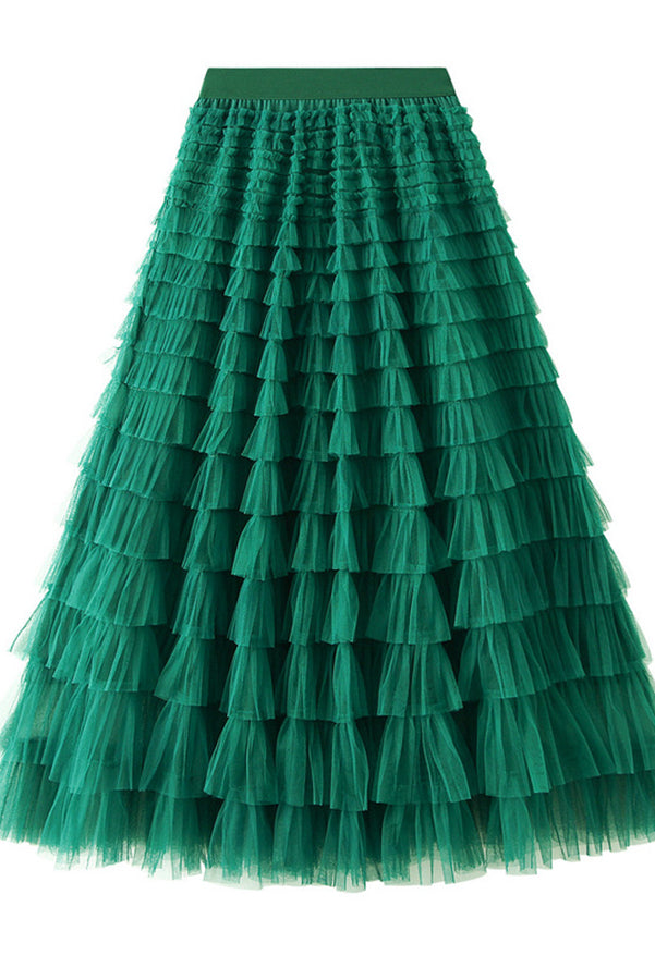 Lilipretty Make a Royal Statement with this Elastic Waist Tulle Skirt ...