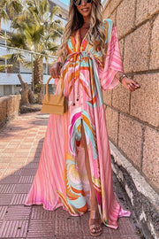 Lilipretty My Dearest Darling Rainbow Maxi Dress