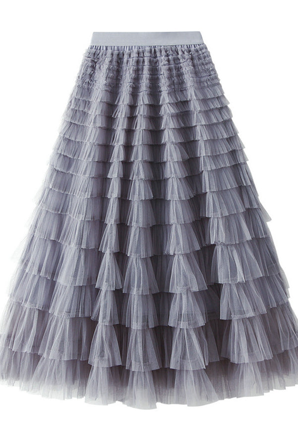 Lilipretty Make a Royal Statement with this Elastic Waist Tulle Skirt ...